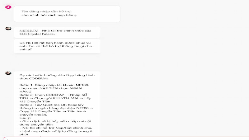 Trả lời câu hỏi nhanh gọn vào vấn đề không dài dòng tại Net88